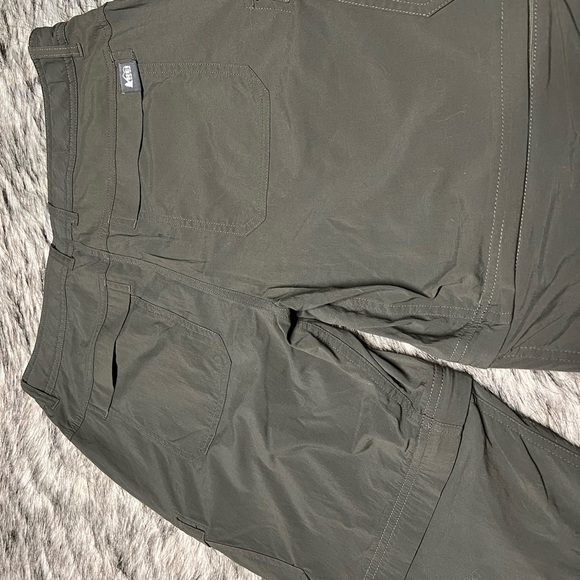 REI zip off cargo hiking pants womens M 10 - Picture 6 of 7